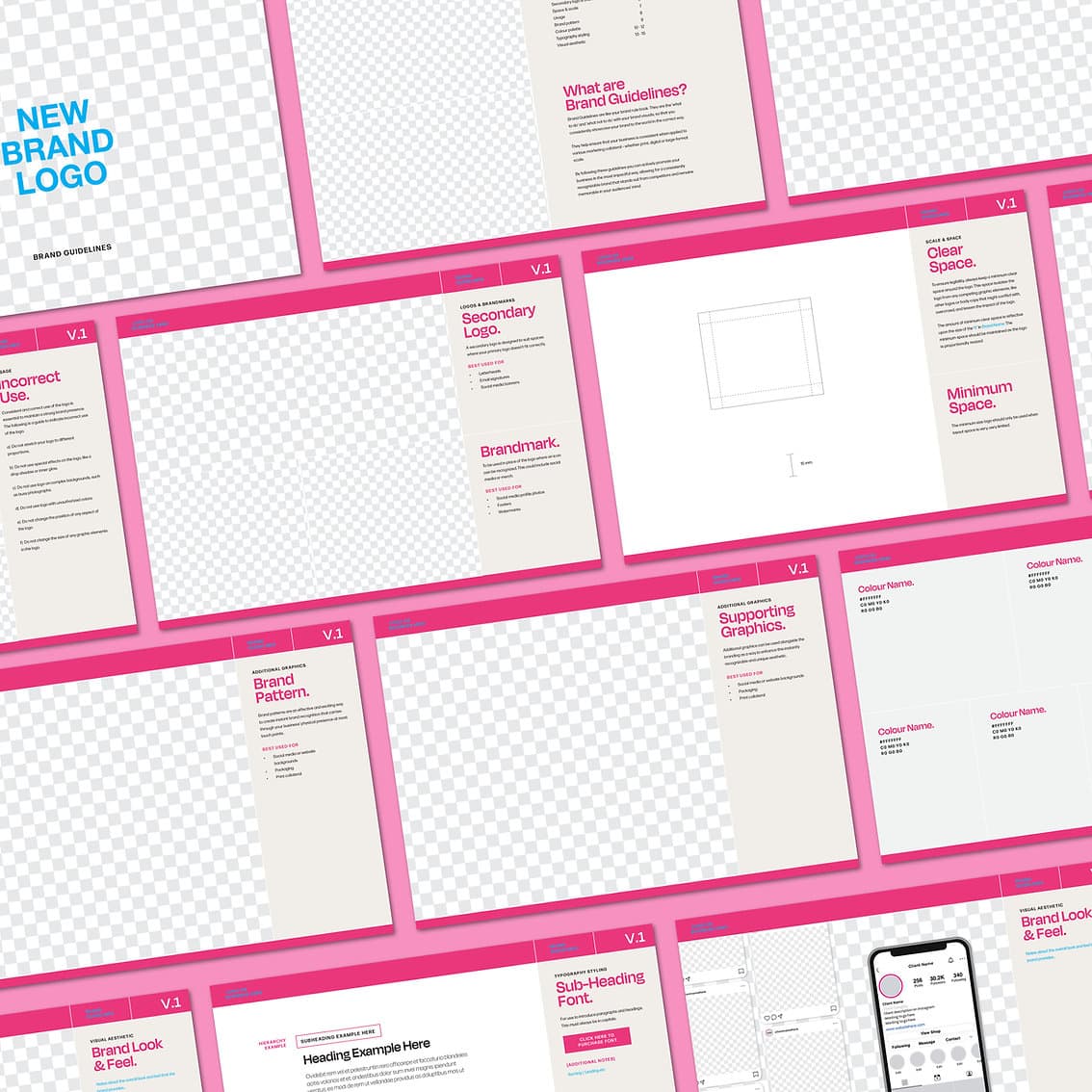 Brand Guidelines Template: Bright & Bold - Image 3